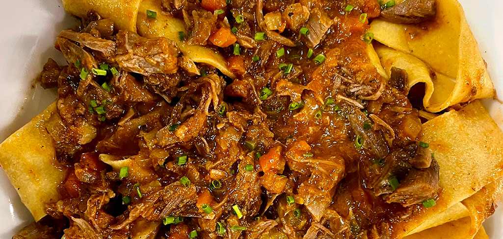 Pappardelle al Ragu d'Anatra alla Veneziana